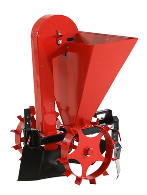 Rhizomes Garden Tiller Machine หว่านปุ๋ย Notillage Seed Planter Line Spacing 150 200Mm