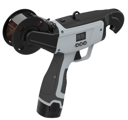 เครื่องพันพาเลทแบบใช้แบตเตอรีเถาวัลย์มือและเครื่องผูกต้นไม้ Stem Tapener Machine