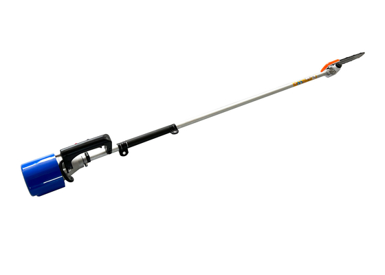 ด้ามยาว Telescopic Garden Electric Chainsaw แบตเตอรี่ Powered Portable Electric Pruning Shear