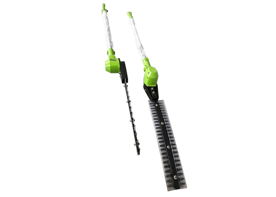 900W ด้านหลัง แบตเตอรี่ ขับเคลื่อน Hedge Trimmer แบบขยายได้ น้ำหนักเบา Telescopic ไร้สาย