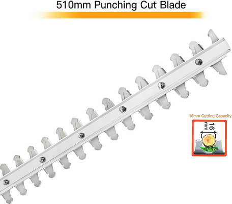 500W 510mm Blade Electric Garden Hedge and Branch Cutter ABS Case