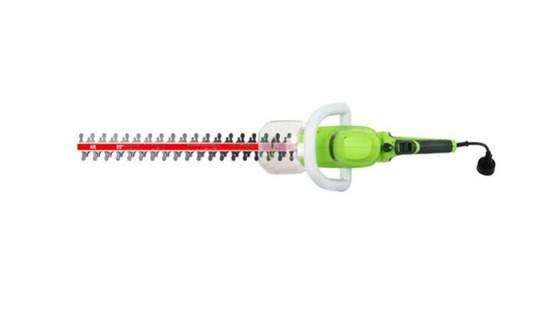 4 แอมป์ 22 นิ้วเสาแบบมีสายสวนไฟฟ้า Hedge Trimmer 14mm 180 องศา Rotating