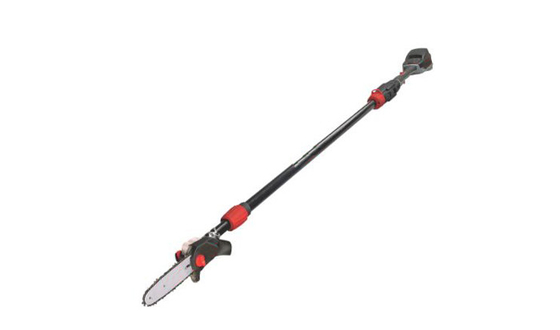 20CM 36V มินิเลื่อยไฟฟ้าไร้สาย 4.5M เสาเลื่อยลูกโซ่แปลงสภาพเห็นการสั่นสะเทือนน้อยลง