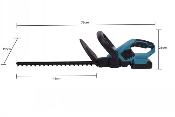 20V Protable Hedge Trimmer 1750r / Min Tree มือถือไร้สาย Double Action Blade