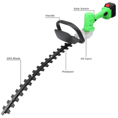 เครื่องตัดหญ้าไฟฟ้า 20V Bush ไร้สาย 20 นิ้ว Blades Cordless Grass Trimming Shears