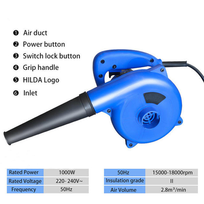 20V 3 In 1 Electric Garden Blower หลอดปรับได้ Electric Handheld Leaf 50 ถึง 130MPH
