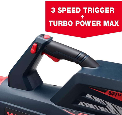 4.0Ah 1.8A ไฟฟ้าไร้สายสวน Blower ชาร์จไฟฟ้า Leaf 13000R/Min
