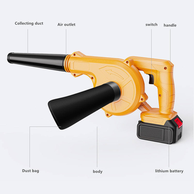 40V 20000RPM แบตเตอรี่ Powered กระเป๋าเป้สะพายหลังไฟฟ้าไร้สาย Leaf Blower เครื่องดูดฝุ่นไฟฟ้าแบบใช้มือถือ