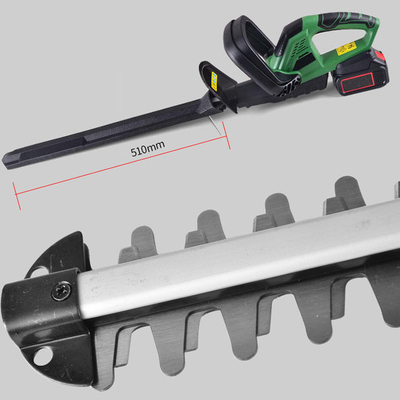18V 2.0Ah 550mm Electric Hedge Cutter Machine ใบมีดคู่ไร้สาย Hedge Trimmer พร้อมแบตเตอรี่