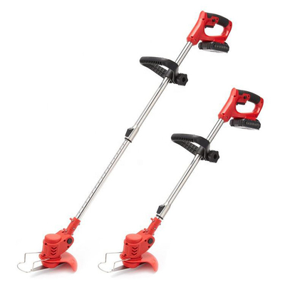 24V 450w เครื่องตัดหญ้าไฟฟ้าเชิงพาณิชย์ลิเธียม Telescopic มือถือเครื่องตัดหญ้า