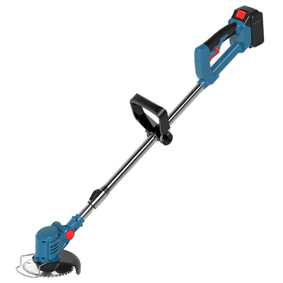 850W 24V เครื่องตัดหญ้าไร้สายพร้อมใบมีดพลาสติกแกว่งสำหรับงานสวน